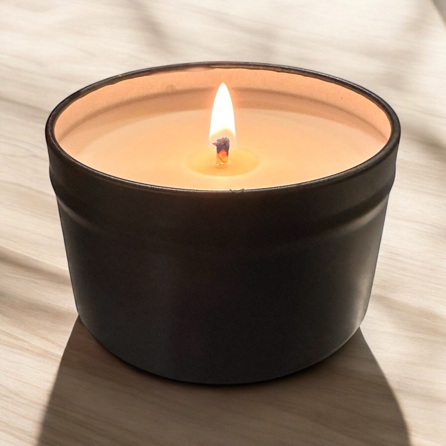 Mahogany Teakwood Travel Candle - 7 oz
