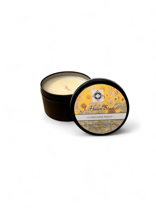 Sunflower Fields Travel Candle 7 oz