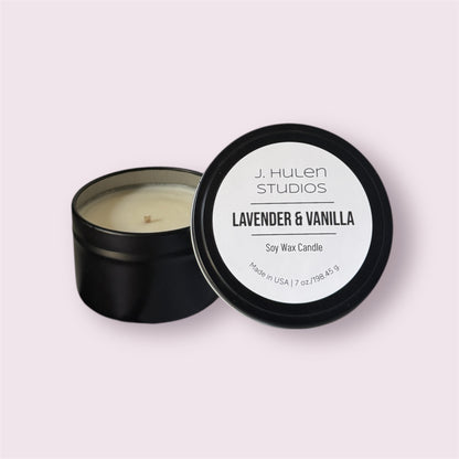 Lavender & Vanilla Travel Candle - 7 oz