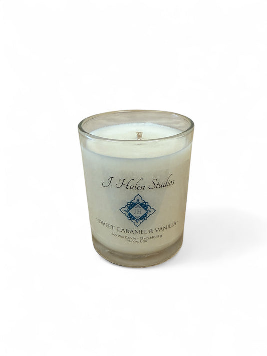 Sweet Caramel & Vanilla Luxury Candle