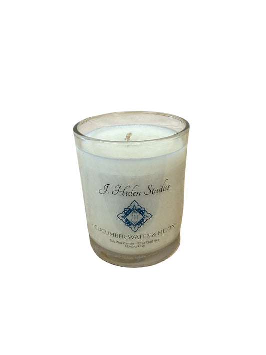 Cucumber Water & Melon Luxury Candle