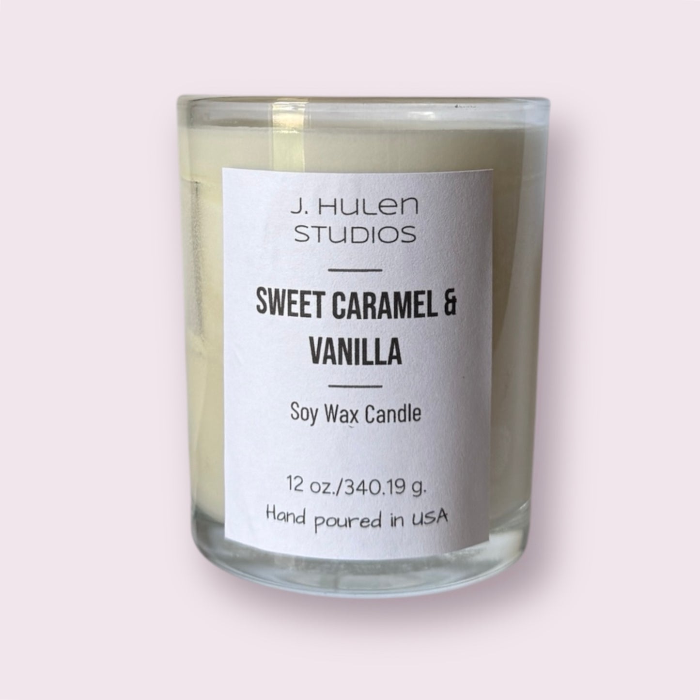 Sweet Caramel & Vanilla Luxury Candle